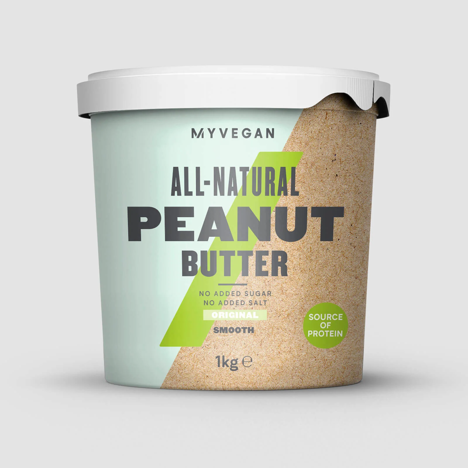 Luonnonmukainen maapähkinävoi - 1kg - Smooth Image 1