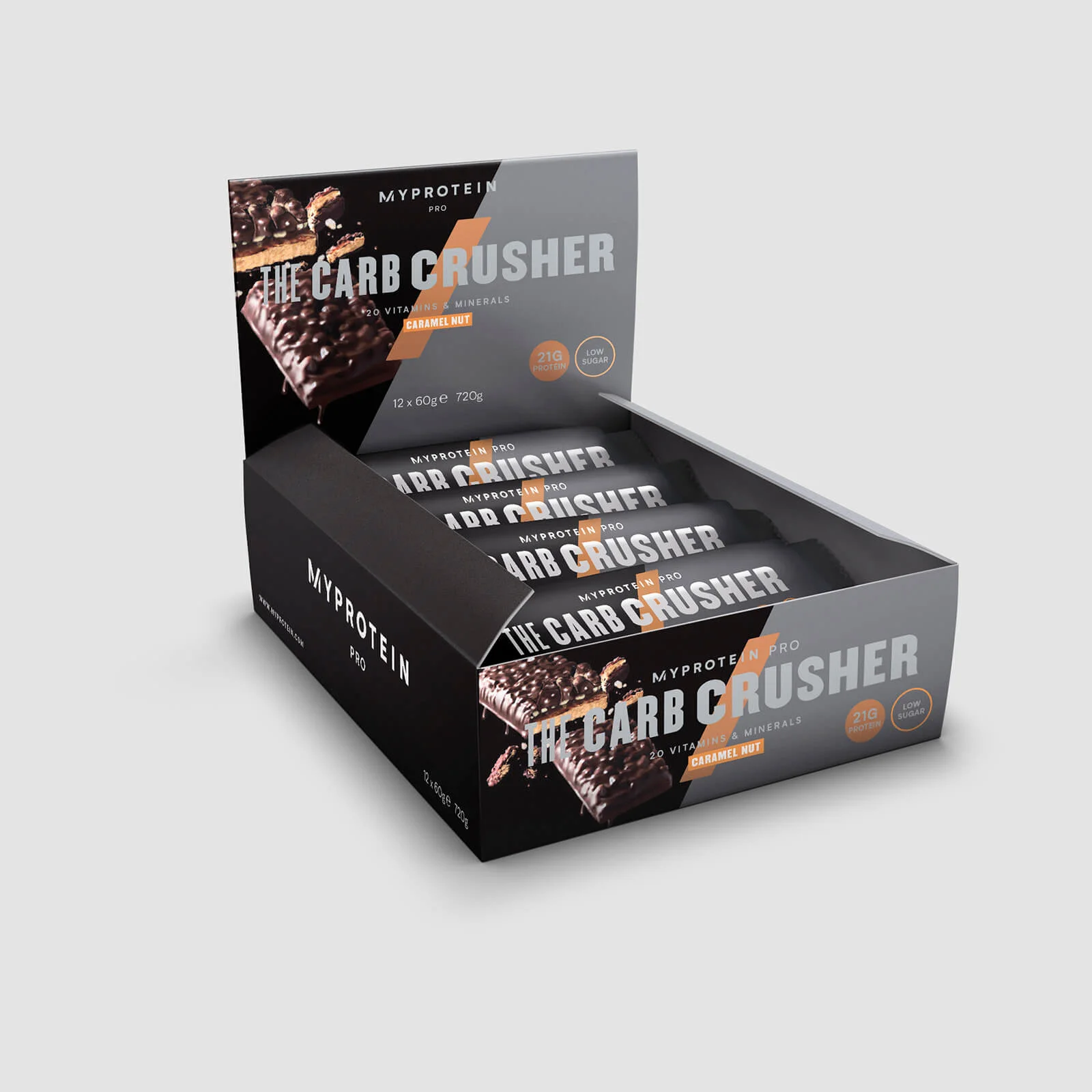 THE Carb Crusher - 12 x 60g - Caramel Pähkinä Image 1
