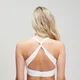 MP Women's Power Cross Back Sports Bra -rintaliivit - Valkoinen