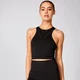 Shape Seamless Crop Vest - Musta