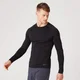 Elite Seamless Pitkähihainen T-Paita – Musta