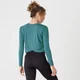 Spring Pitkähihainen T-Paita – Teal Green