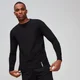 MP Men's Luxe Classic Long Sleeve Crew -paita - Musta