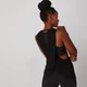 Cross Back Vest - Musta