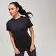 Naisten MP Textured Training T-Paita - Musta