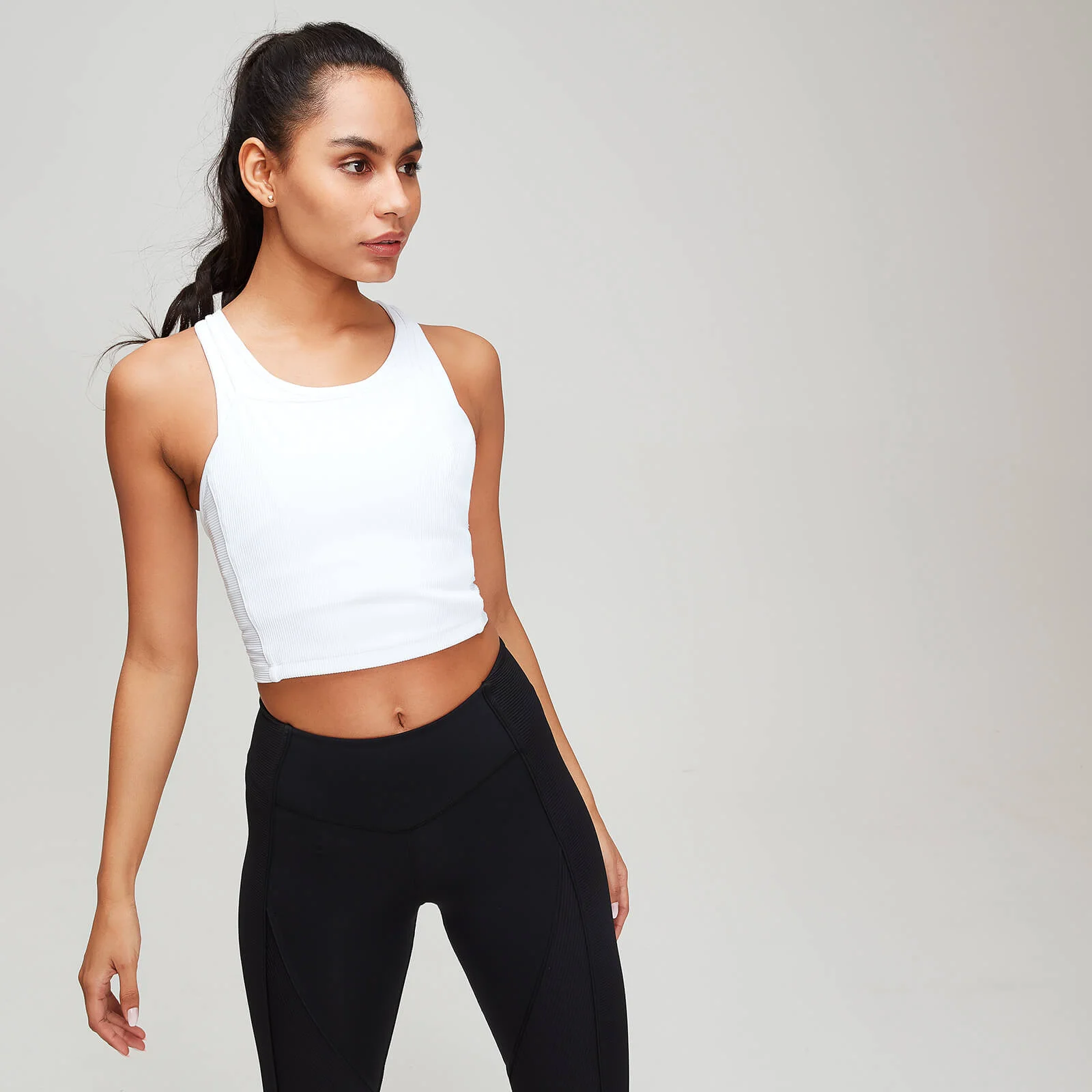 Naisten MP Textured Training Vest - Valkoinen - XS Image 1