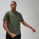 Rest Day Miesten Graphic T-Paita - Army Green
