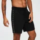 Double Tape Tricot Shorts - Musta