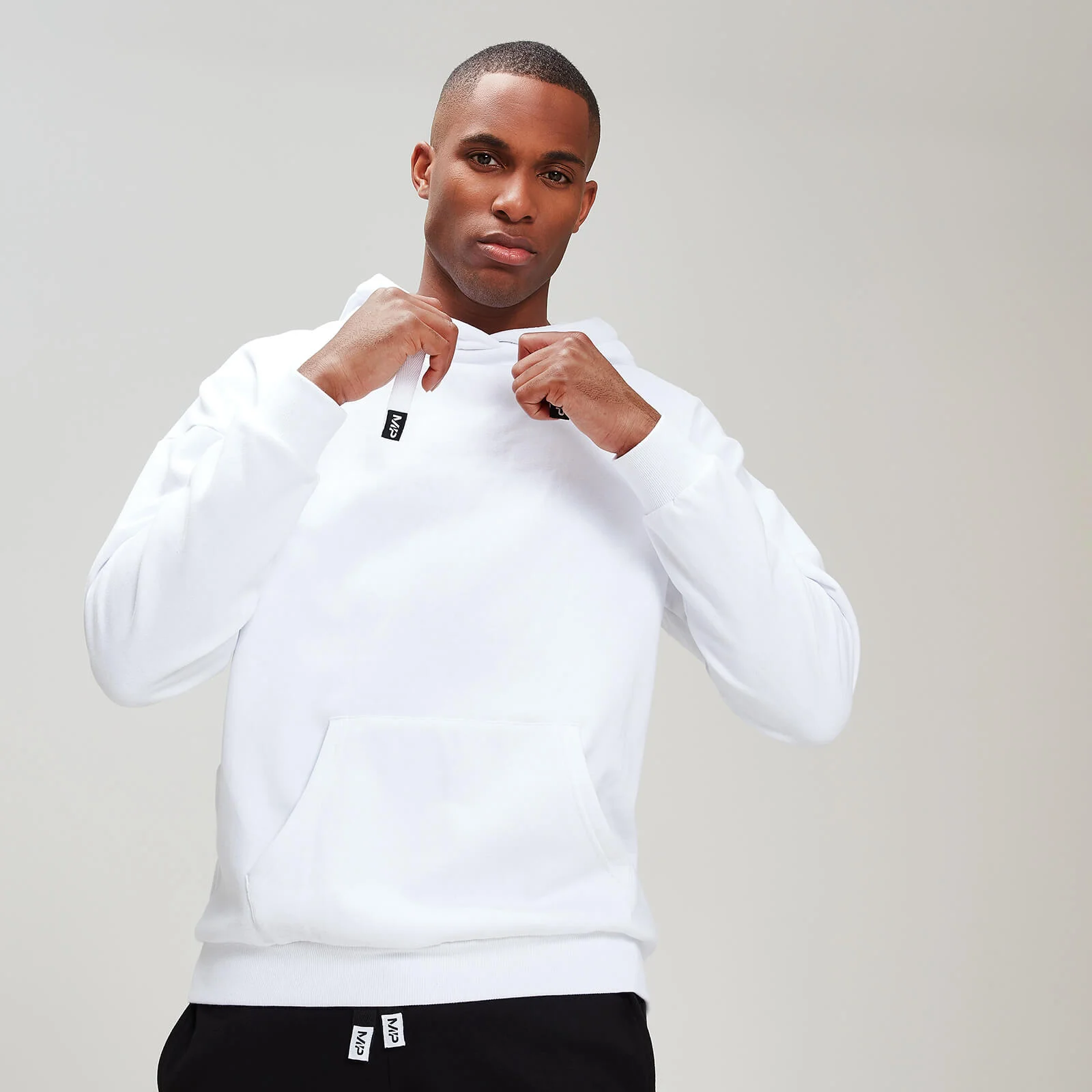 Miesten MP Rest Day Stripe Overhead Hoodie - Valkoinen - XS Image 1