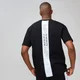 Miesten MP Rest Day Stripe Graphic T-Paita - Musta