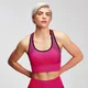 Naisten MP Contrast Seamless Sports Bra - Super Pink