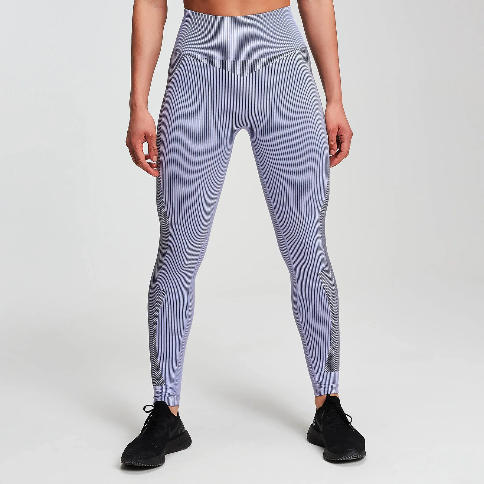 Naisten MP Contrast Seamless Leggings - Wisteria - XS Image 1