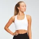 Naisten MP Shape Seamless Ultra Cross Strap -urheilutoppi − Valkoinen