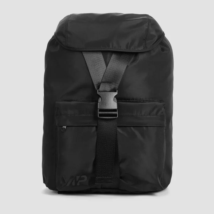 MP High Shine Backpack - Musta
