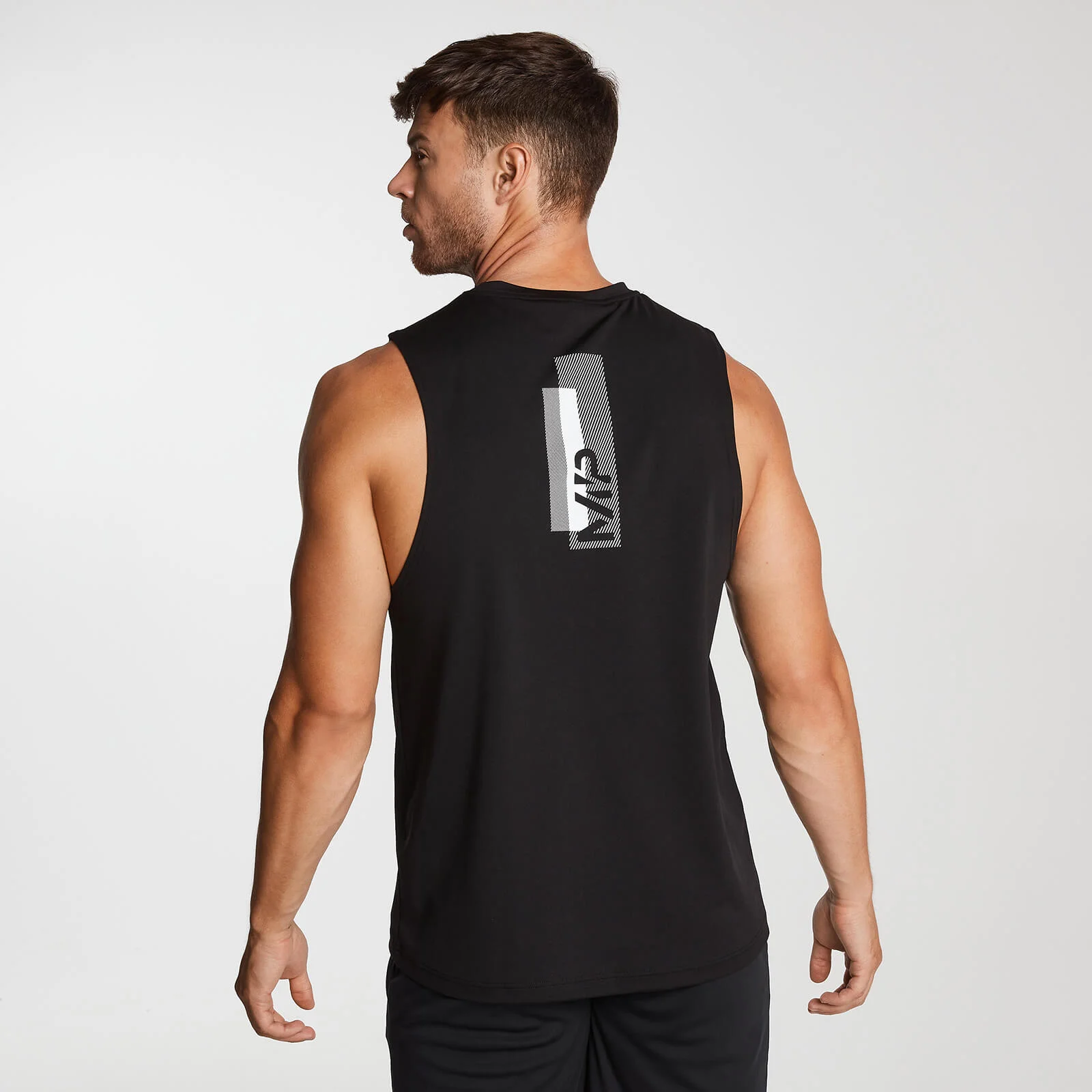 Miesten MP Printed Training Tank - Black - XS Image 1
