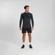 Miesten MP Essential Long Sleeve Seamless -t-paita − Carbon Marl