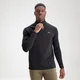 Miesten Essentials- 1/4-vetoketjullinen treenipaita − Musta