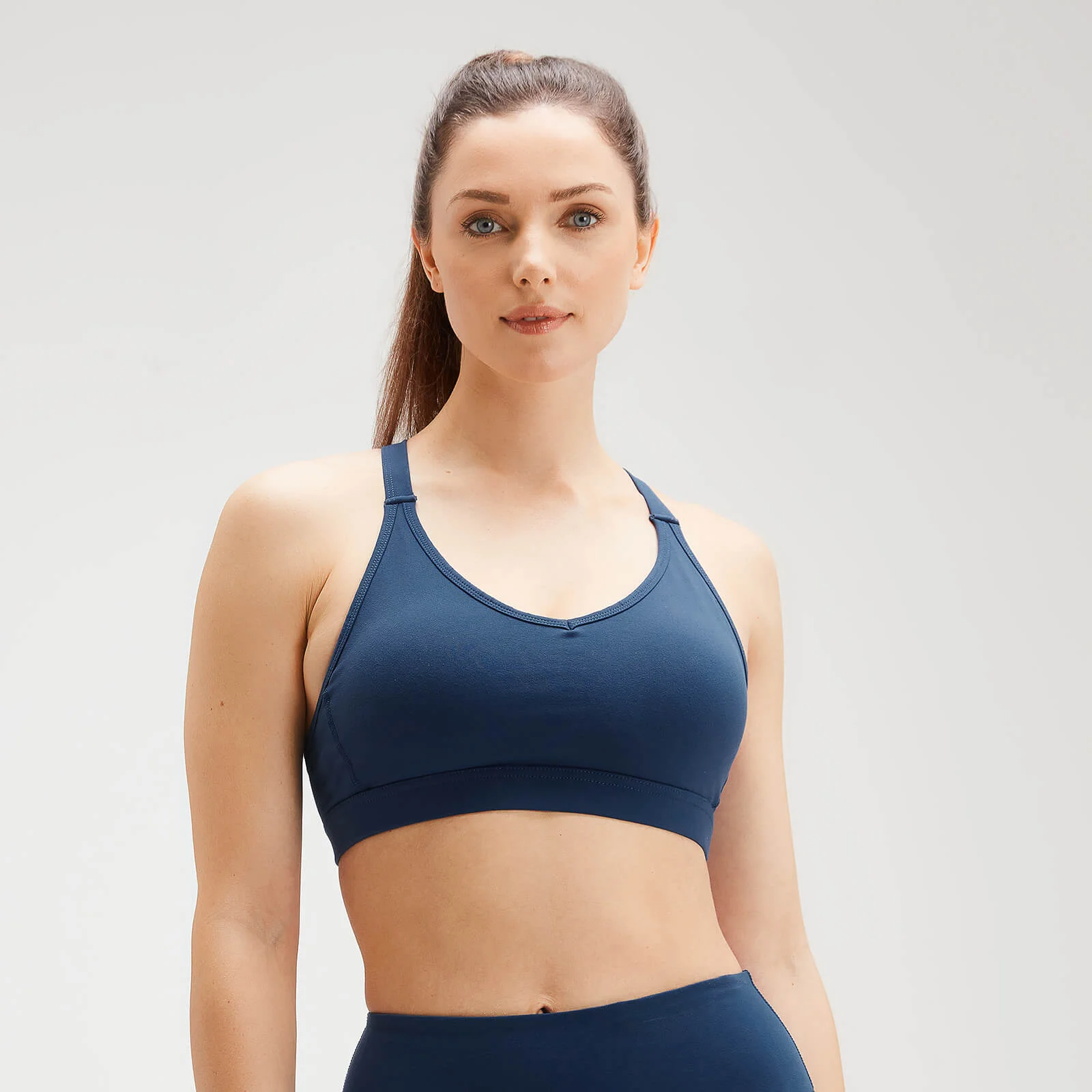 MP Women's Power Mesh Sports Bra - Dark Blue - XS Image 1