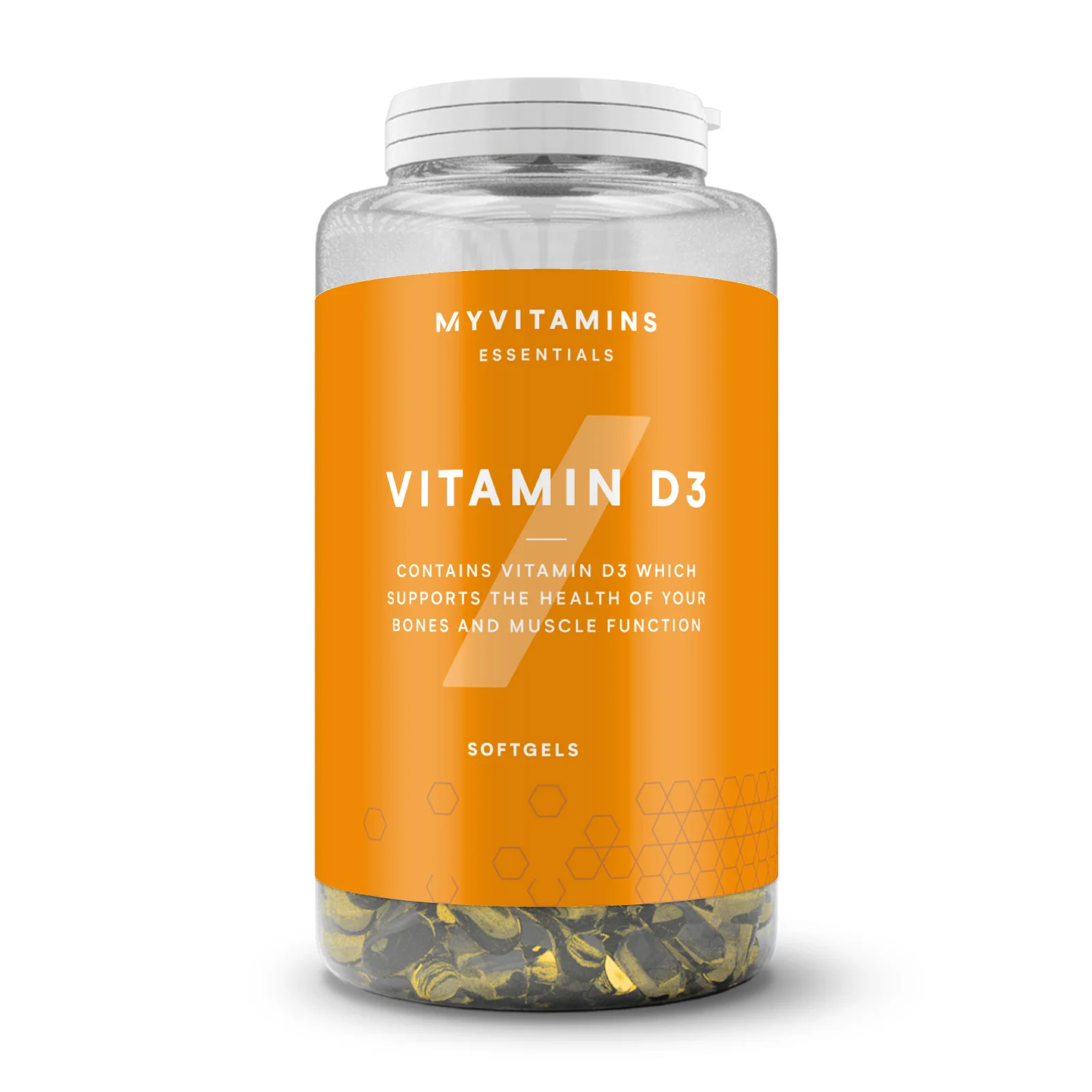 D3-vitamiini kapselit - 180pehmeä gelatiini - Non-Vegan Image 1