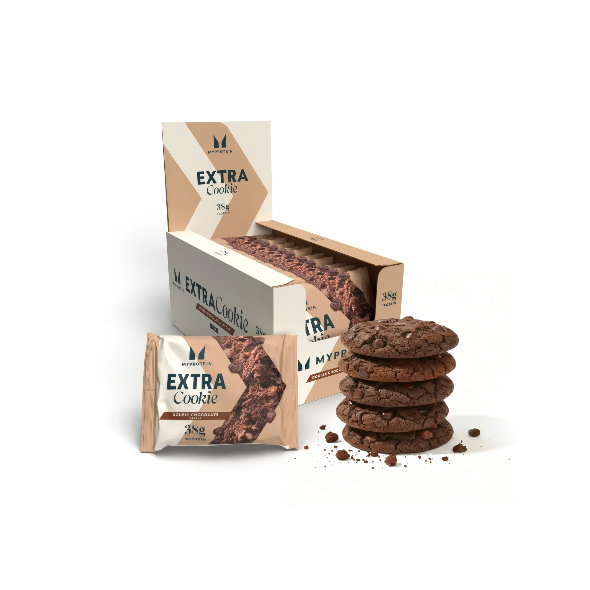 Protein Cookie - 12 x 75g - Tuplasuklaa Image 1