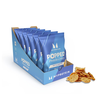 Popped Protein Crisps - Suola & Etikka