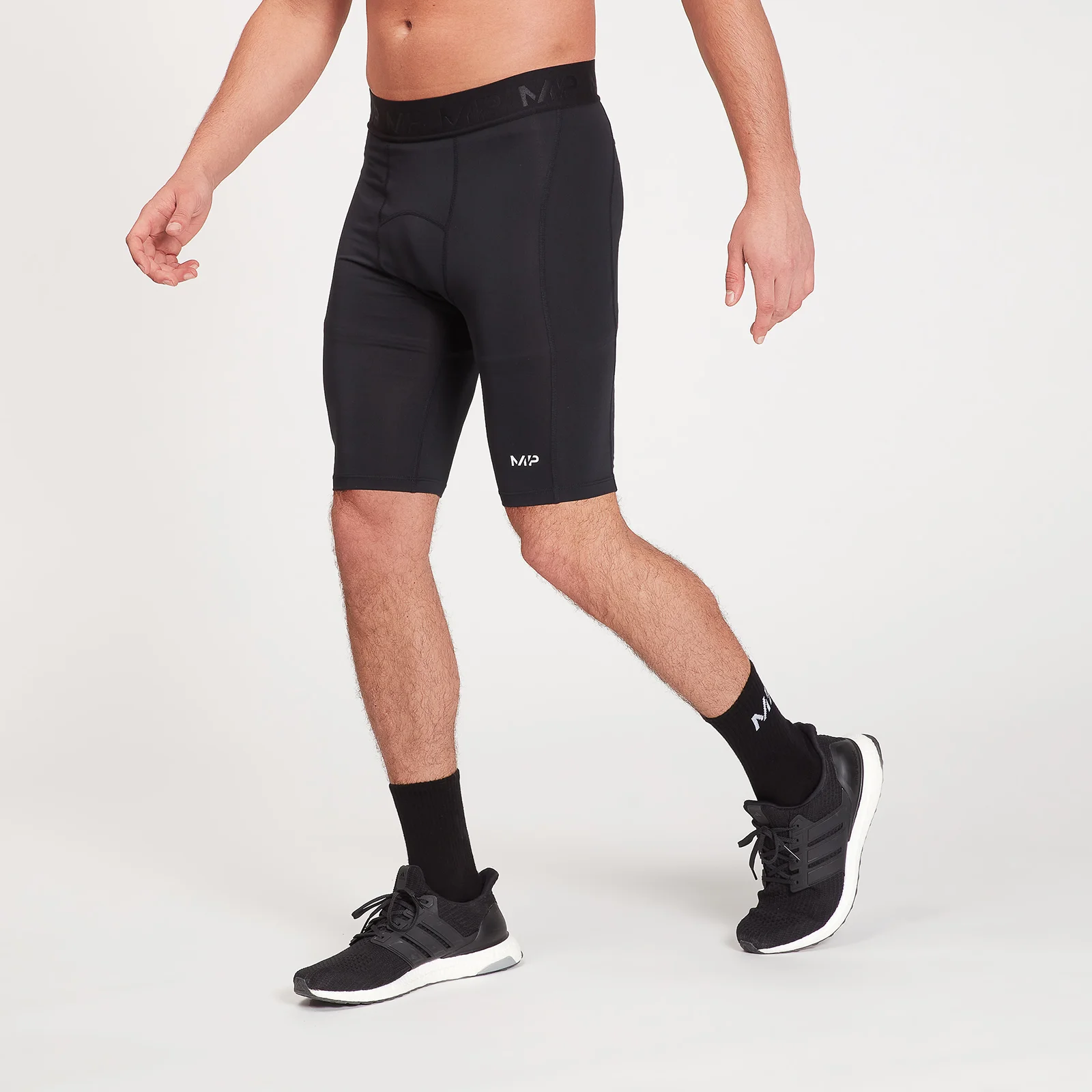 MP Men's Training Baselayer Shorts -shortsit - Musta - XS Image 1