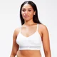 MP Women's Seamless Bralette - rintaliivit- Valkoinen