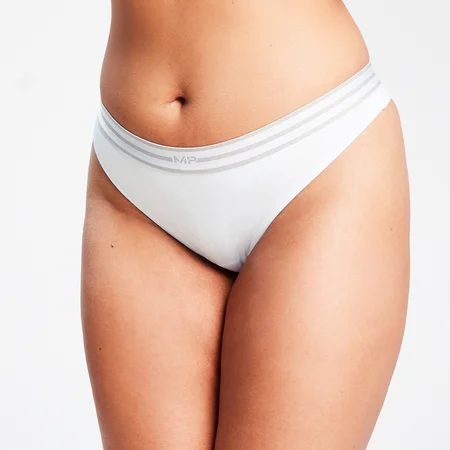 MP Women's Seamless Thong -stringit - Valkoinen