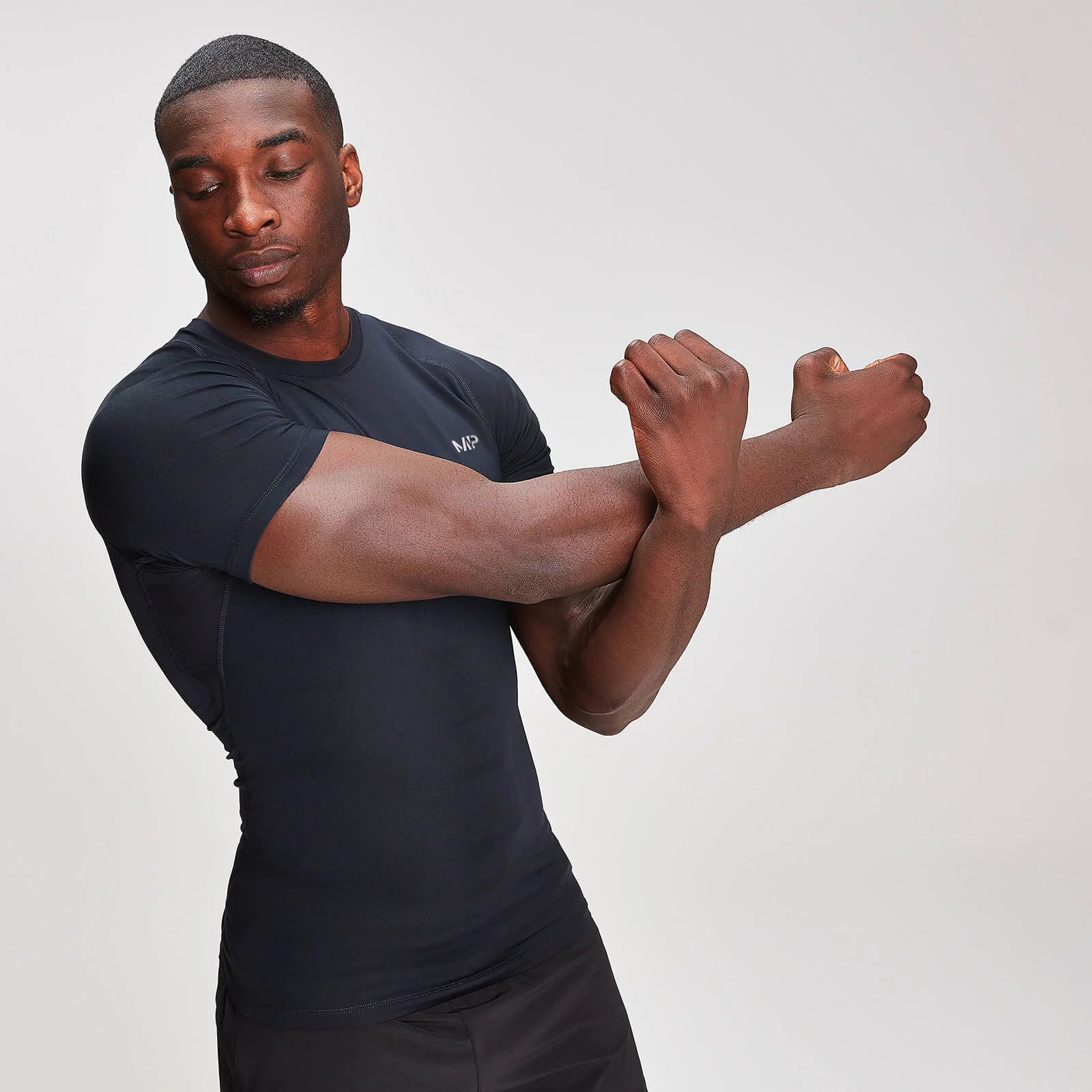 MP Men's Base Layer Short Sleeve T-Shirt -T-paita - Musta - XS Image 1
