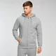 MP Men's Zip Through Hoodie -huppari - Grey Marl