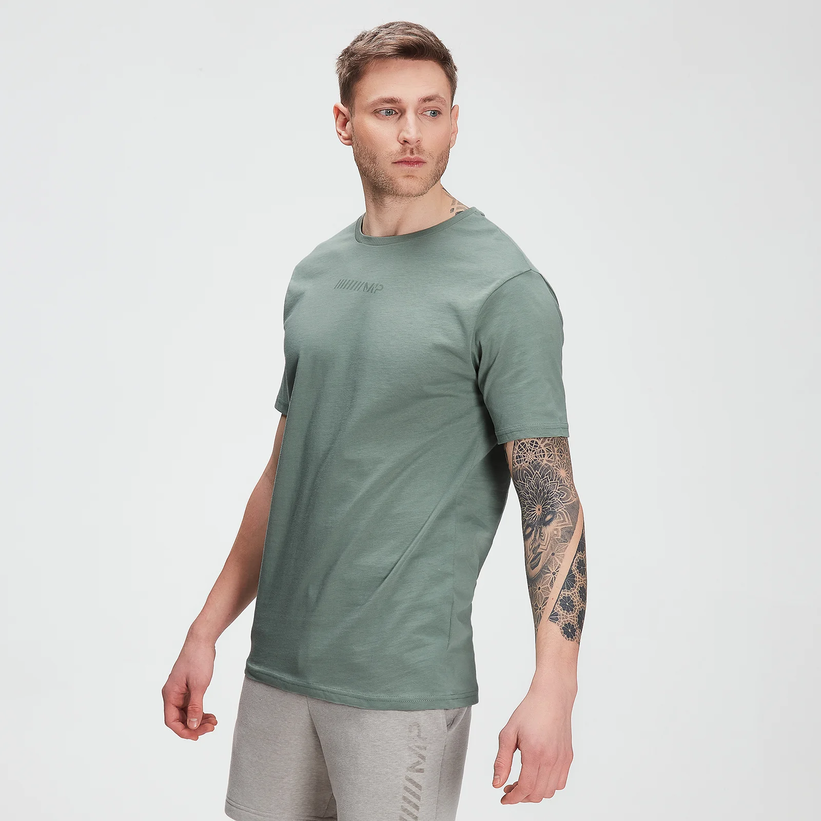 Lyhythihainen miesten MP Tonal Graphic -t-paita – Washed Green - XXS Image 1
