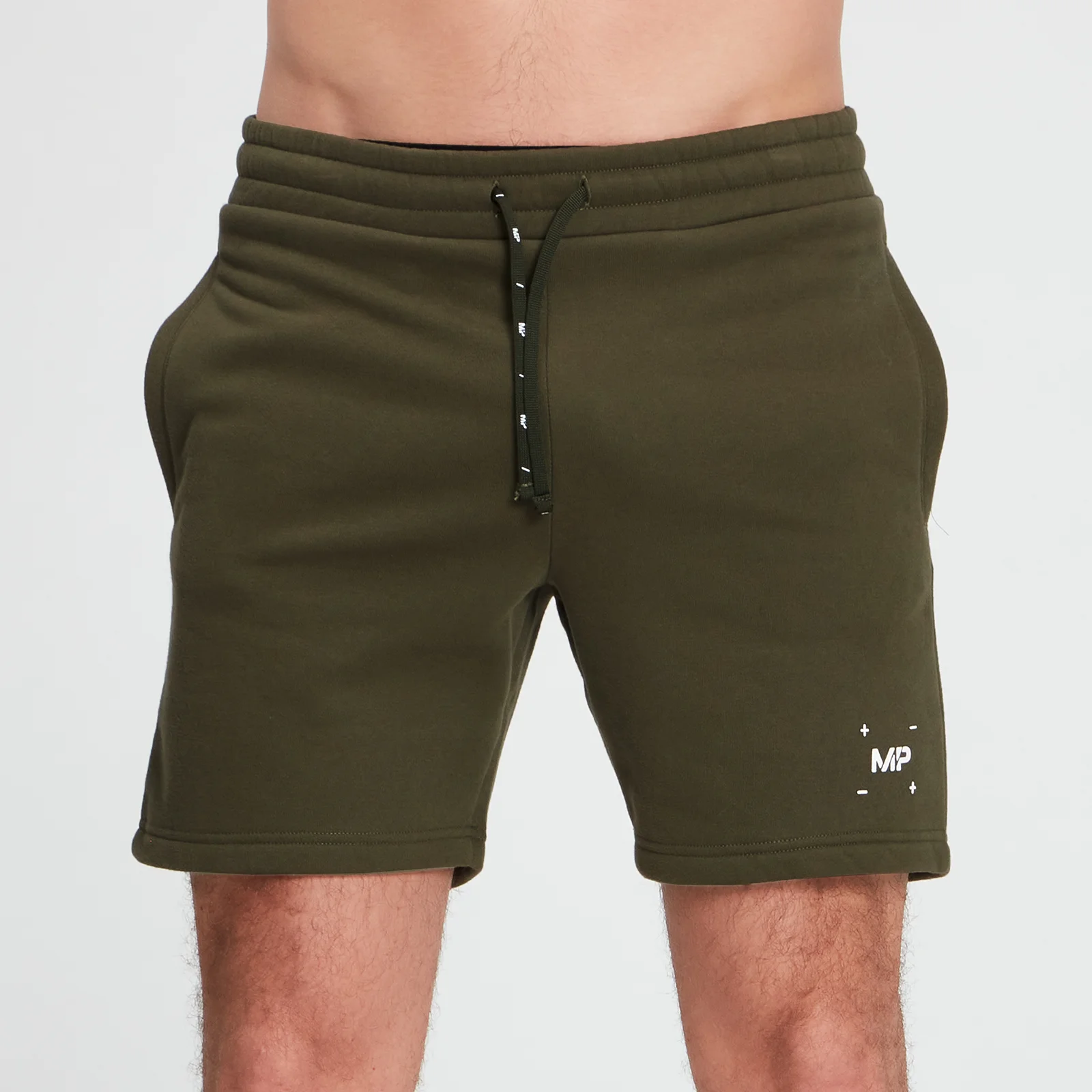 MP Men's Central Graphic Shorts - Dark Olive - XXS Image 1
