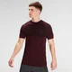 Miesten MP Essential Seamless Short Sleeve T-Shirt − Haalea oxblood marl