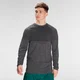 Miesten MP Essential Seamless Long Sleeve Top – Storm Grey Marl