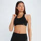 Naisten MP Power Cross Back Sports Bra - Musta