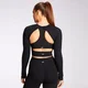 Naisten MP Power Long Sleeve Top - Musta