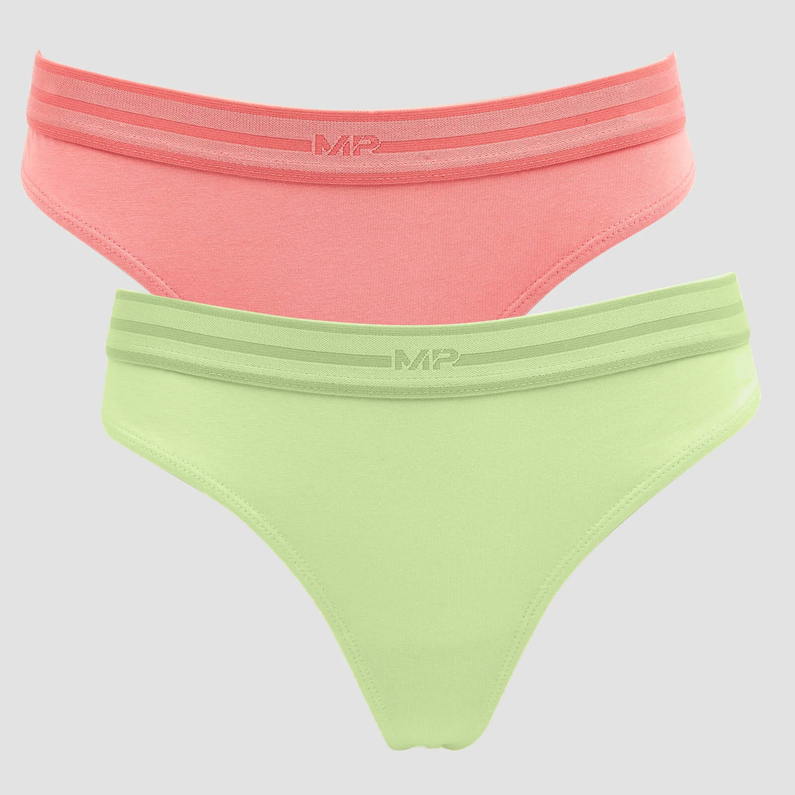 MP Women's Thong (2 Pack) Butterfly/Geranium Pink - XXS Image 1