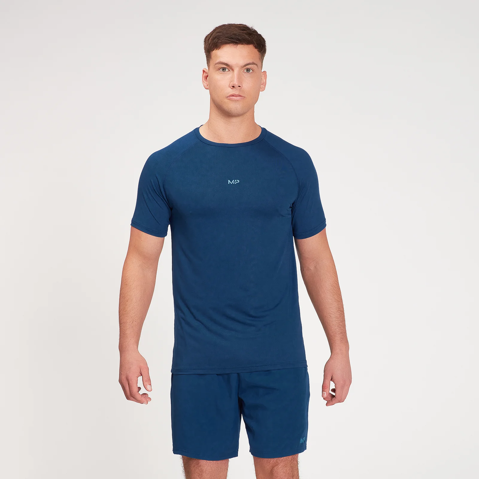 Miesten MP Fade Graphic Training Short Sleeve T-Shirt - Tummansininen - XXS Image 1