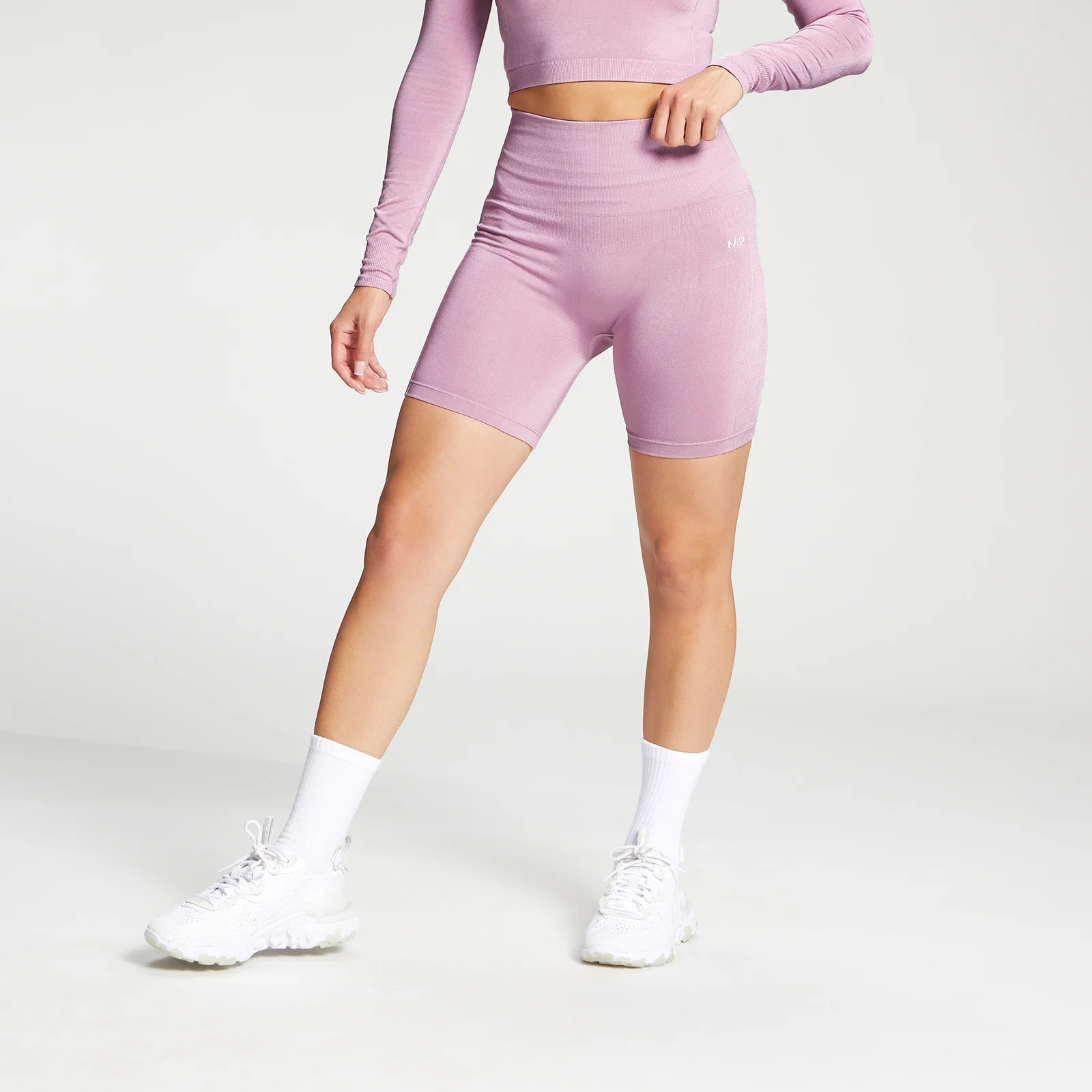 MP Women's Limited Edition Shape Seamless Cycling Shorts - Pink - XXS Image 1