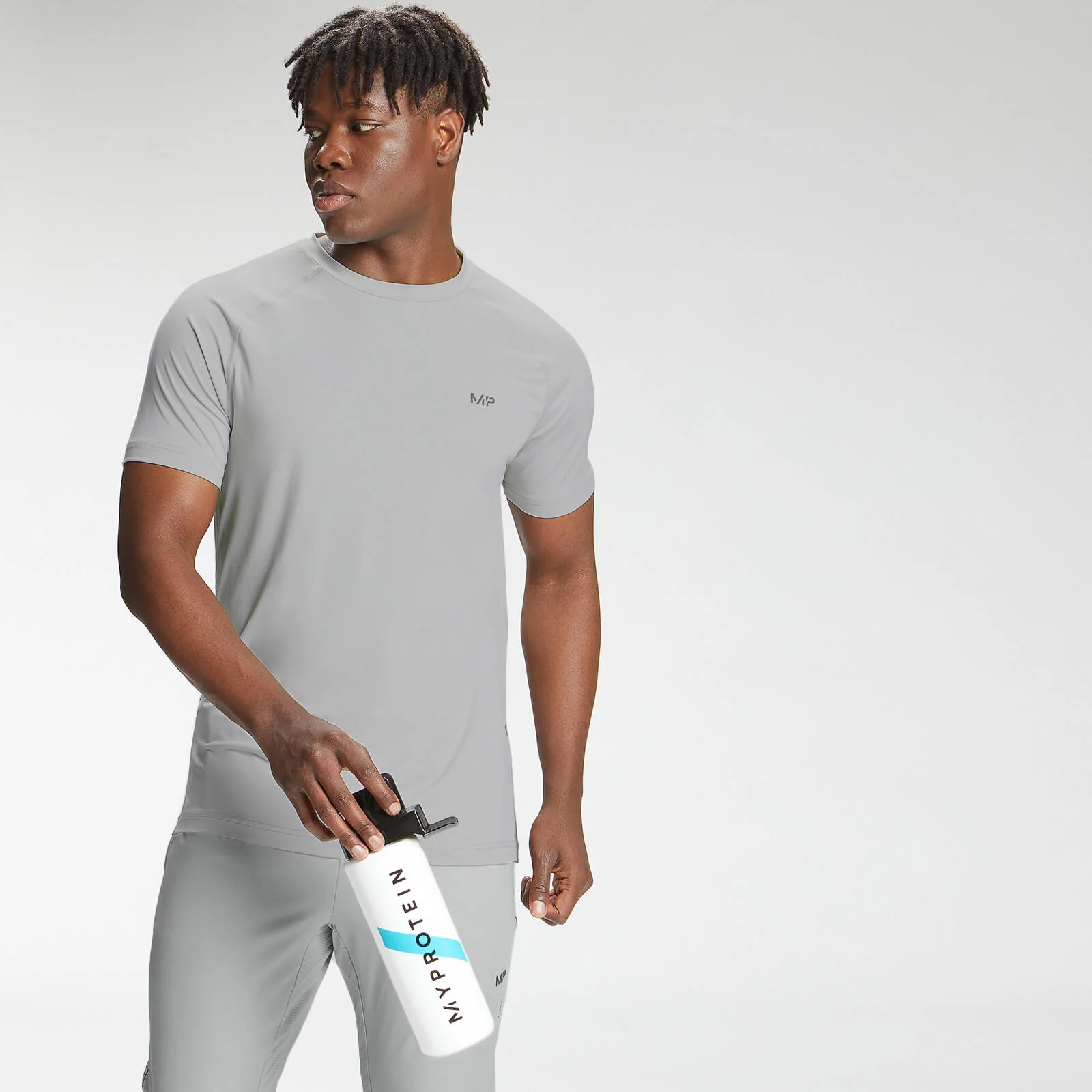 MP Miesten Tempo lyhythihainen t-paita - Kromi - XXS Image 1