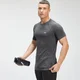MP Miesten Essential Seamless Graphic Graphic Short Sleeve T-paita - Musta