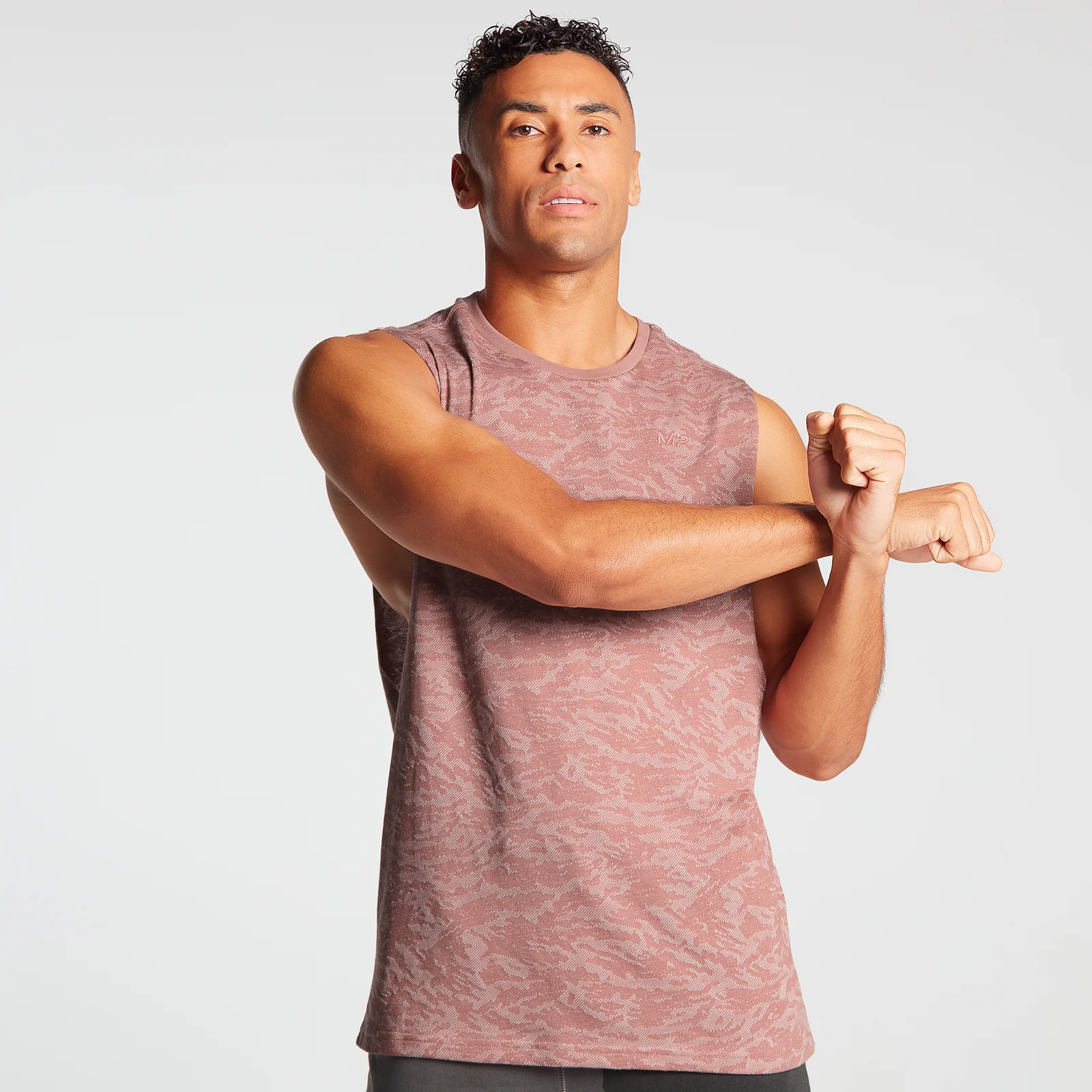 MP Miesten harjoitus Camo Tank Top - Pöly Pinkki - XXS Image 1