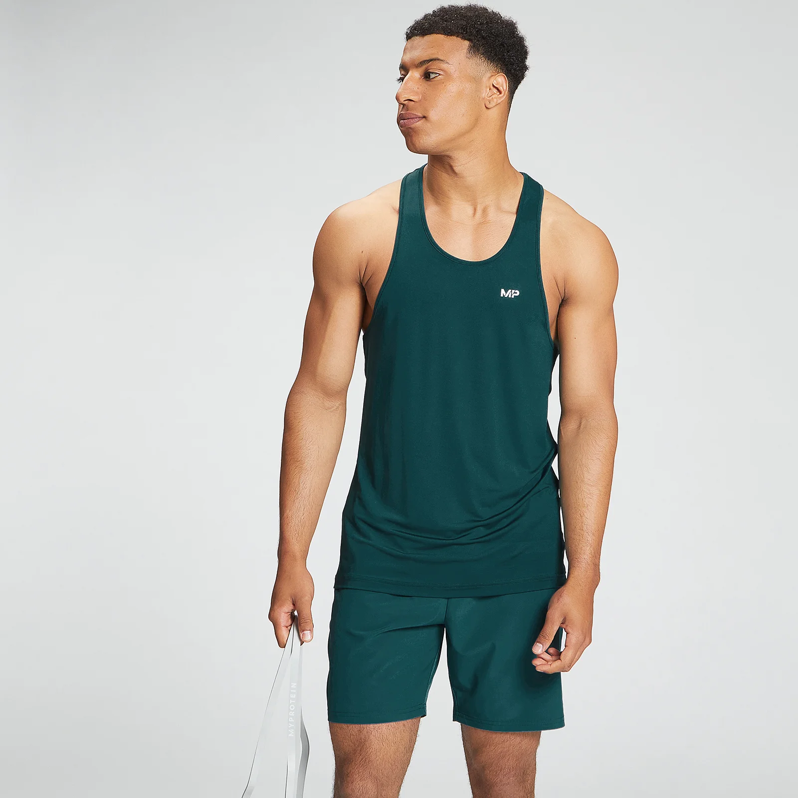 Miesten MP Training Stringer Vest - Syvän sinivihreä - XXS Image 1