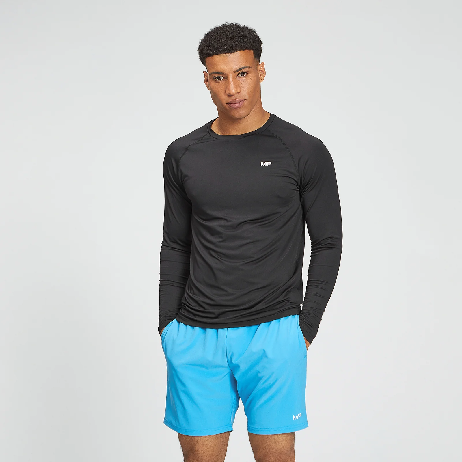 Miesten MP Training Long Sleeve Top - Musta - XXS Image 1