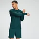 Miesten MP Training Long Sleeve Top - Syvän sinivihreä