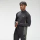 Miesten MP 1/4-vetoketjullinen Tempo-toppi - Musta