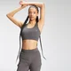MP Naisten Tempo Cross Back Repreve® Urheilurintaliivit - Hiili