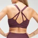 MP Women's Power Ultra Sports Bra - Port/Musta