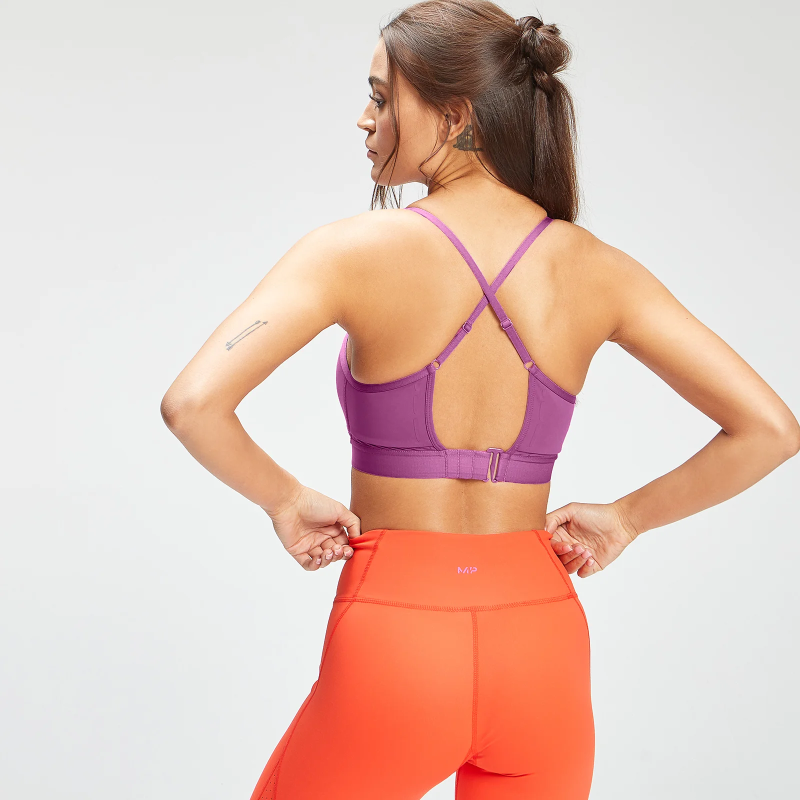 MP Women's Power Ultra Strappy urheilurintaliivit - Orkidea - XXS Image 1