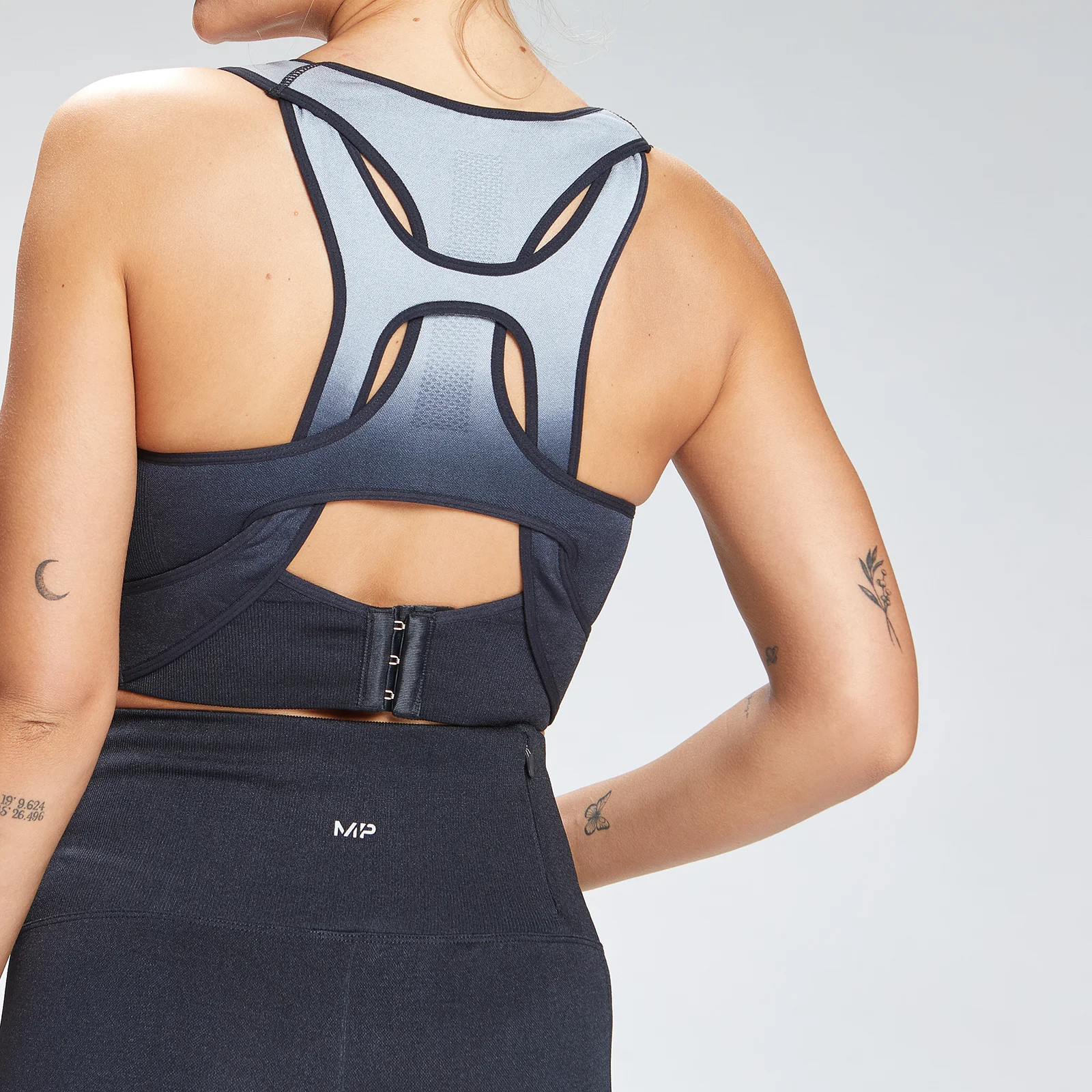 MP Naisten Velocity saumattomat urheilurintaliivit - Musta - XXS Image 1